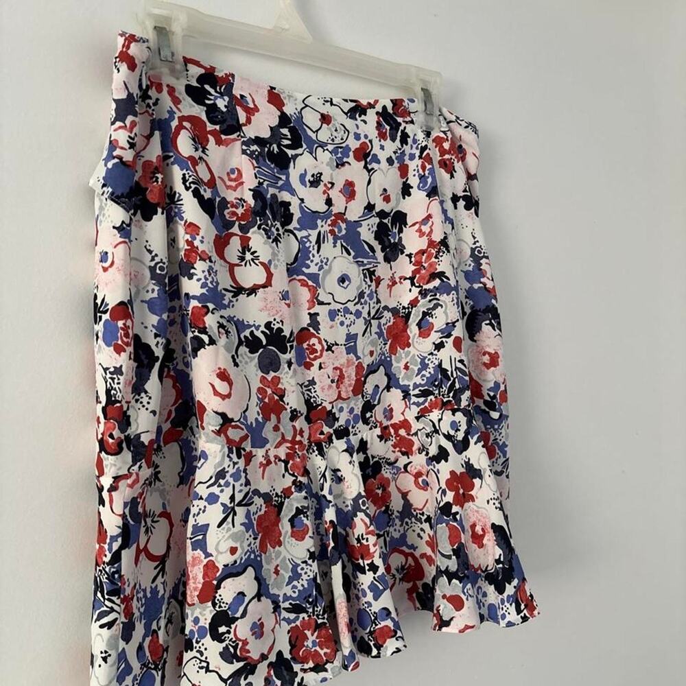 Lauren Ralph Lauren Women’s Multi-colored Ruffled Floral Skirt Size 8 - Picture 6 of 8